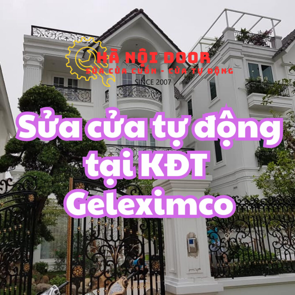 sửa cửa tự động tại kđt gliximco